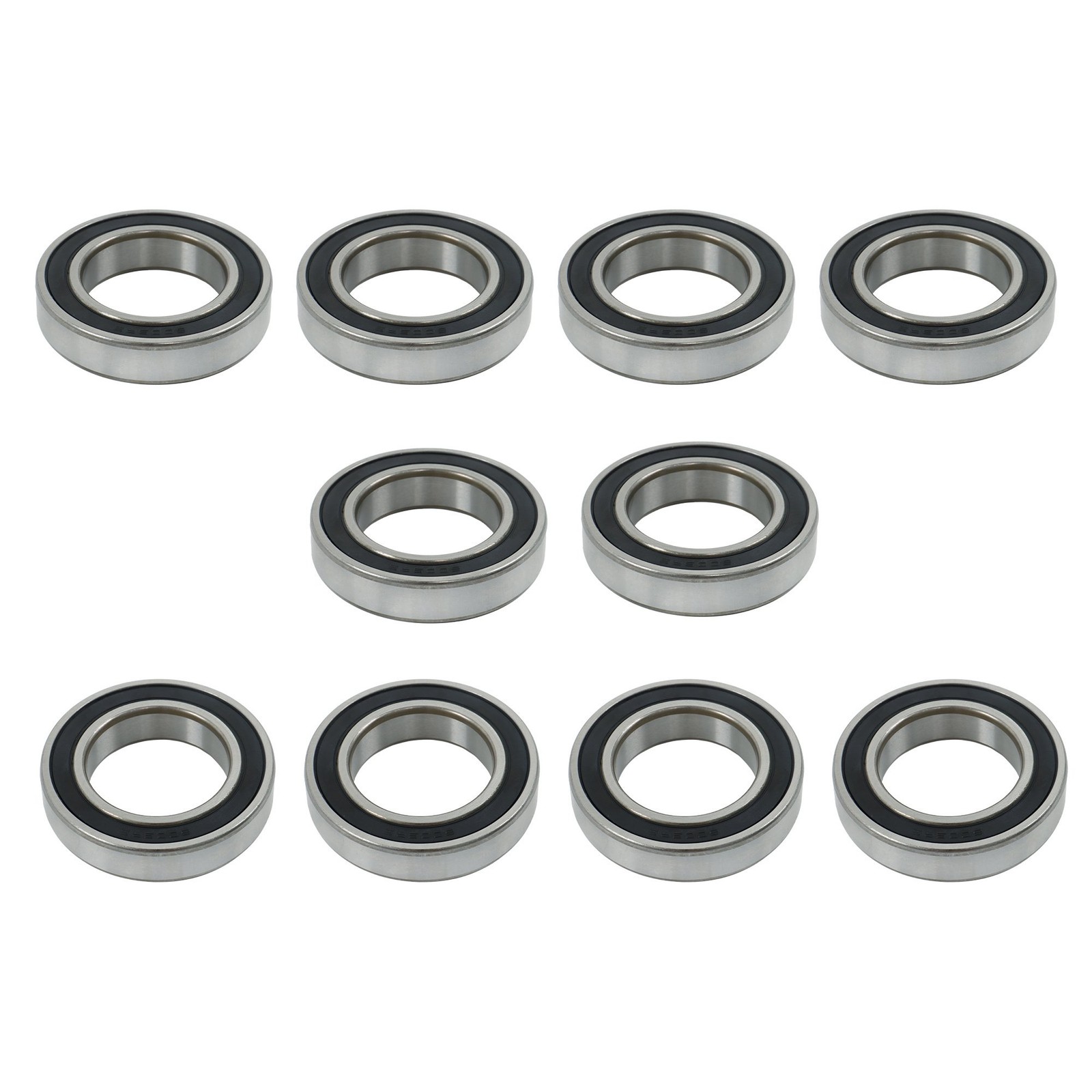 10pcs 6009-2RS Ball Bearings 45x75x16mm Double Sealed Pre-Lubricated