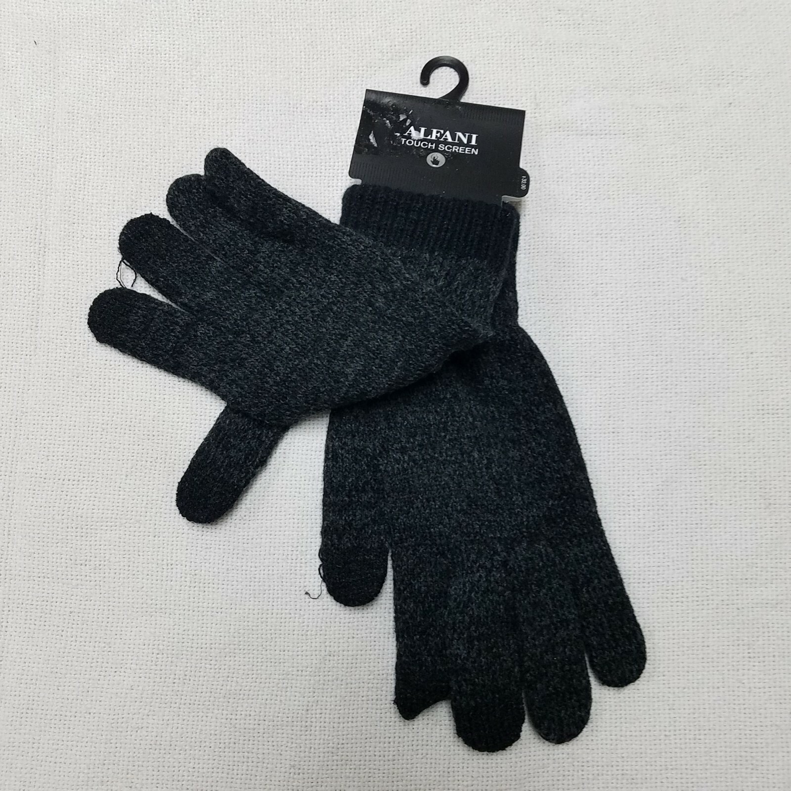 Alfani Men's Winter Gloves. Gray, One Size.