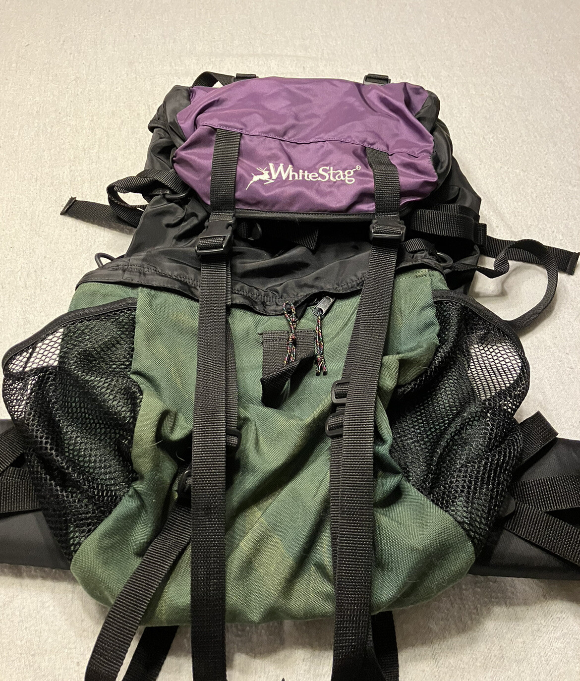 White Stag Hiking Backpack Interior Frame Upper And Lower Compartment