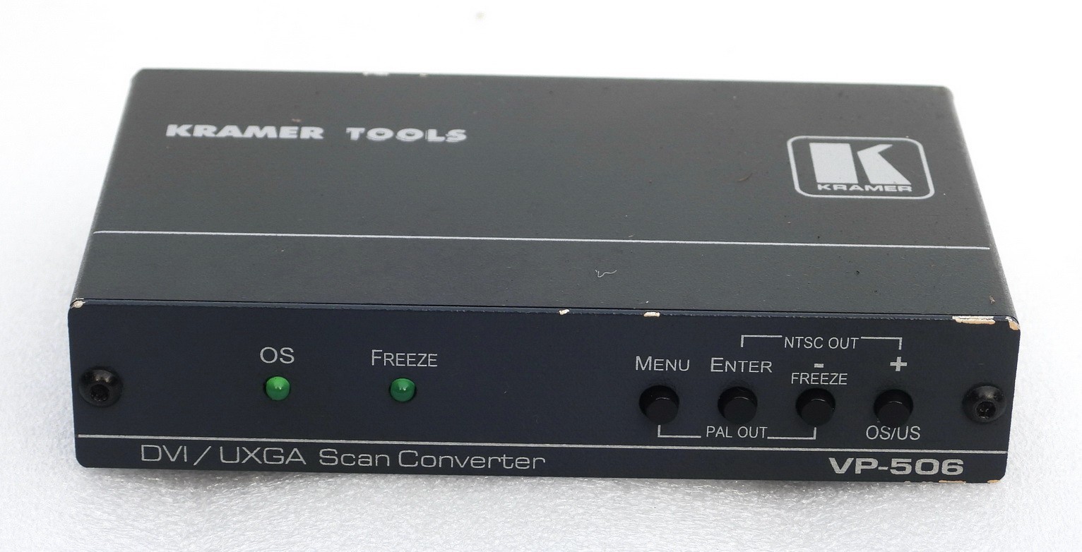 KRAMER TOOLS VP-506 DVI/UXGA COMPACT VIDEO SCAN CONVERTER DEVICE 5VDC 540MA