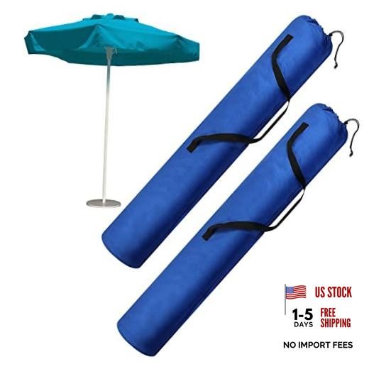 2 Pcs Beach Bags for Umbrella Waterproof Storage Bag for Umbrella with