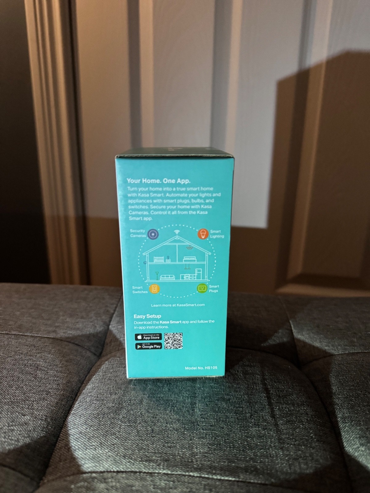 Kasa Smart Wi-Fi Plug Mini by TP-Link - White Model HS105