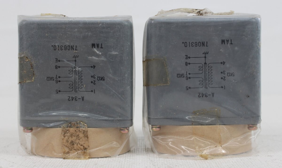 Pair New old stock TAMURA A-342 interstage transformer using in Sakuma ampli