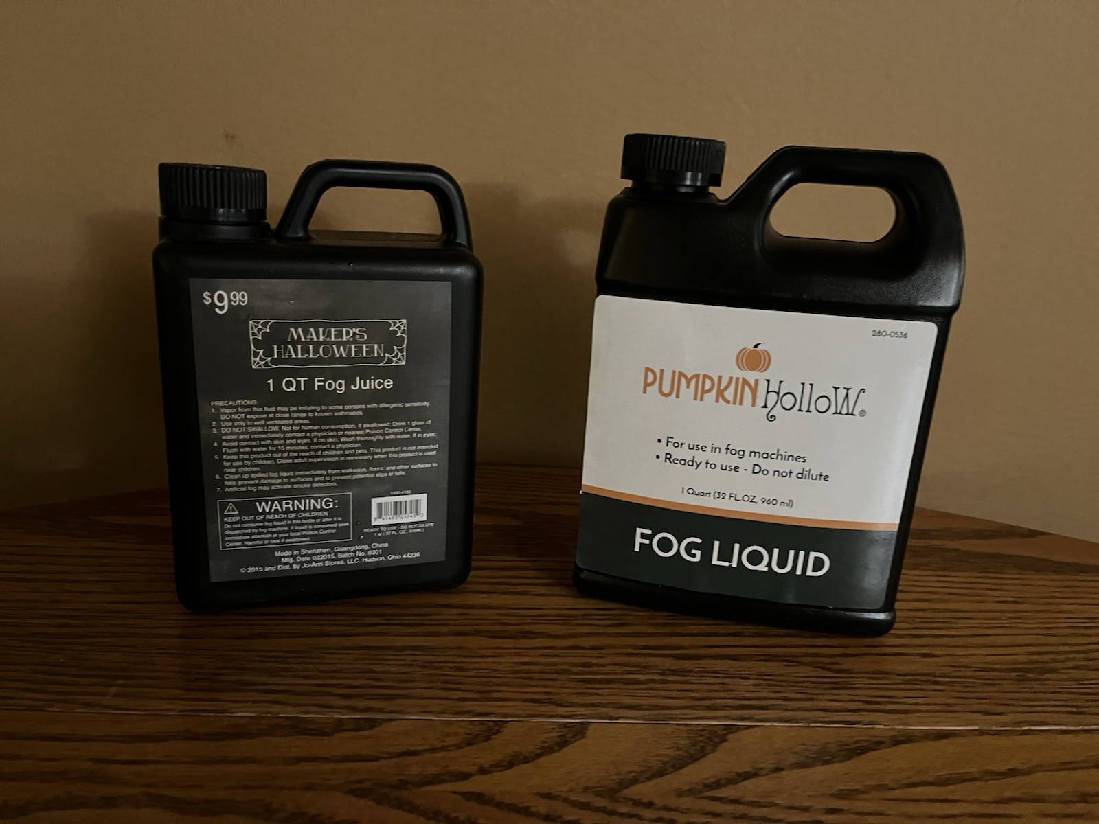 Fog Machine Liquid - 32 oz Fog Machine Fluid - 2-32oz bottles BRAND NEW!!