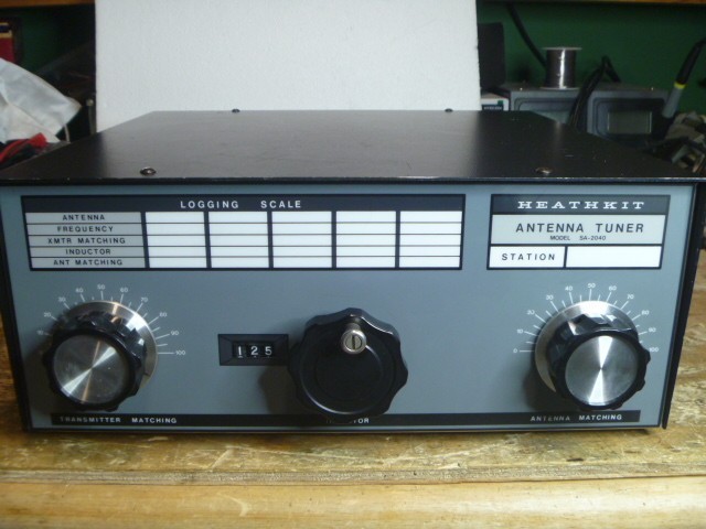 Heathkit SA-2040 Antenna Tuner  Roller Inductor 2 KW HF ATU
