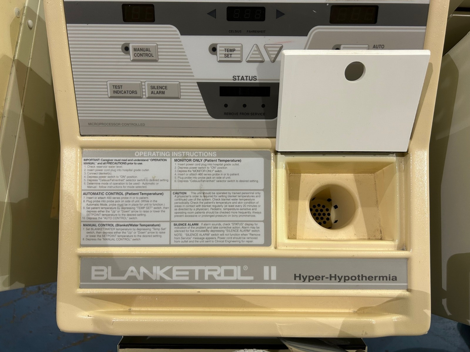 CINCINNATI SUB-ZERO BLANKETROL II 222R Hyper-Hypothermia Water Therapy System.