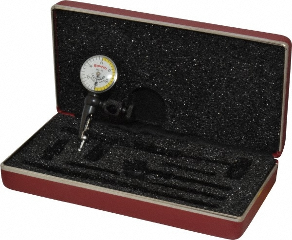 Starrett 3 Piece, 0" to 0.03" Measuring Range, 15/16" Dial Diam, 0-15-0 Dial ...