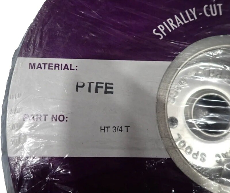M.M Newman Corp HT3/4T Spirally-Cut 3/4" Wrap Cable, PTFE, 25' Spool