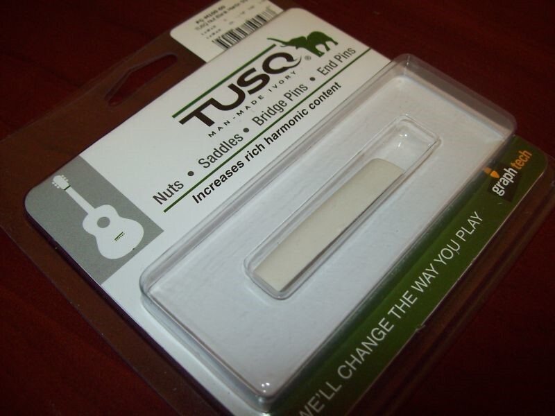 NEW Graph Tech PQ-M100-00 1-7/8" Martin Style Nut, Angled Bottom - TUSQ