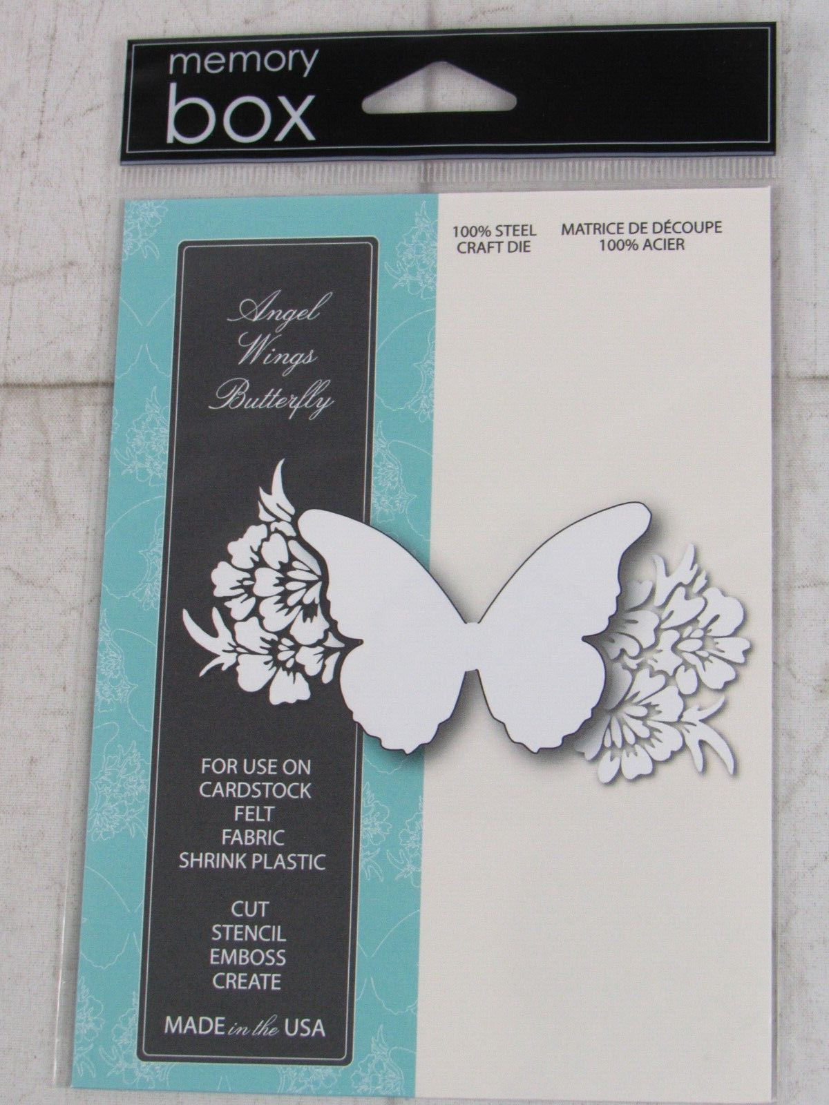Memory Box Steel Craft Die, Angel Wings Butterfly, 99211