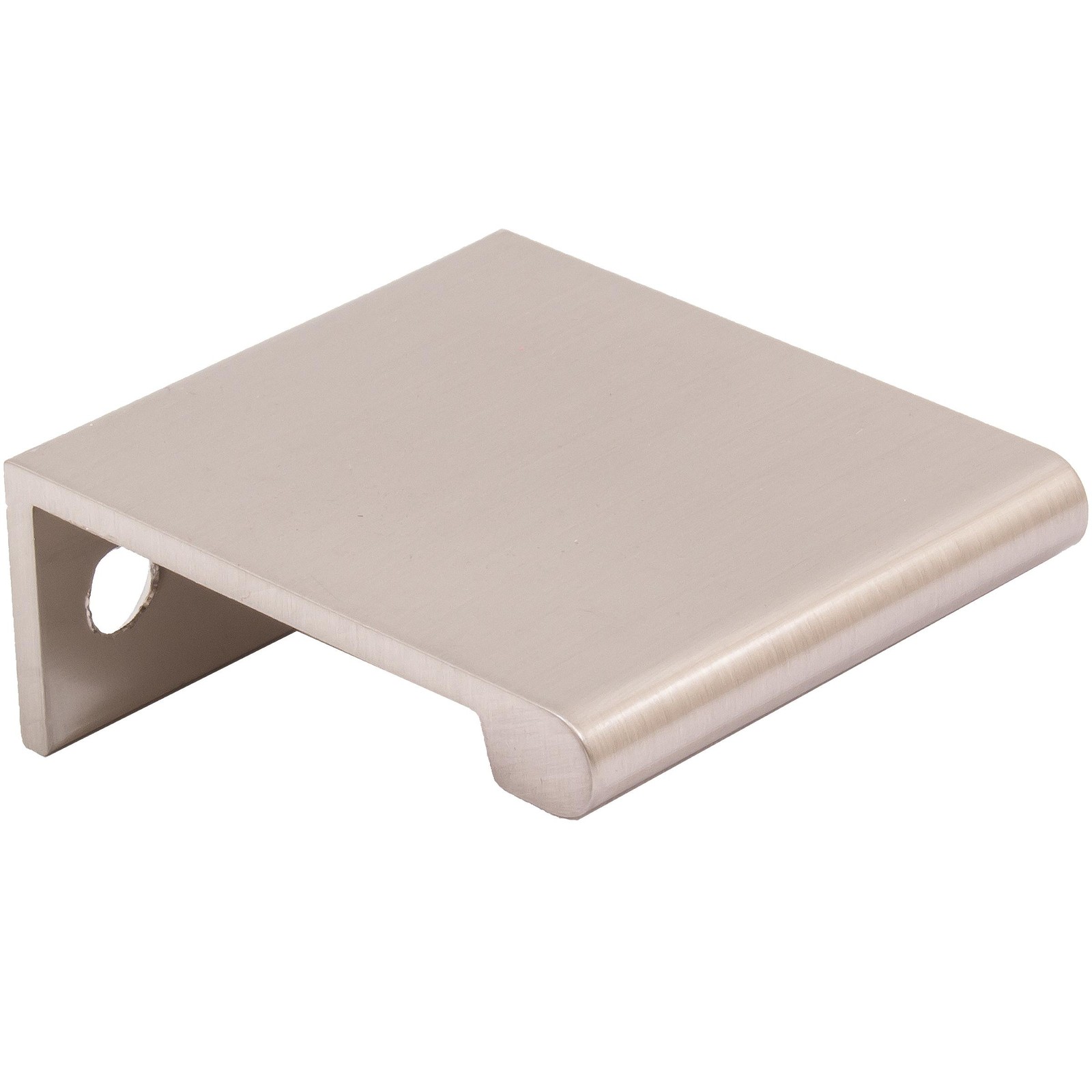 Cabinet Edge Pull, 1 Inch, 1-1/2" Overall Length, Satin Nickel by Stone Harbor H