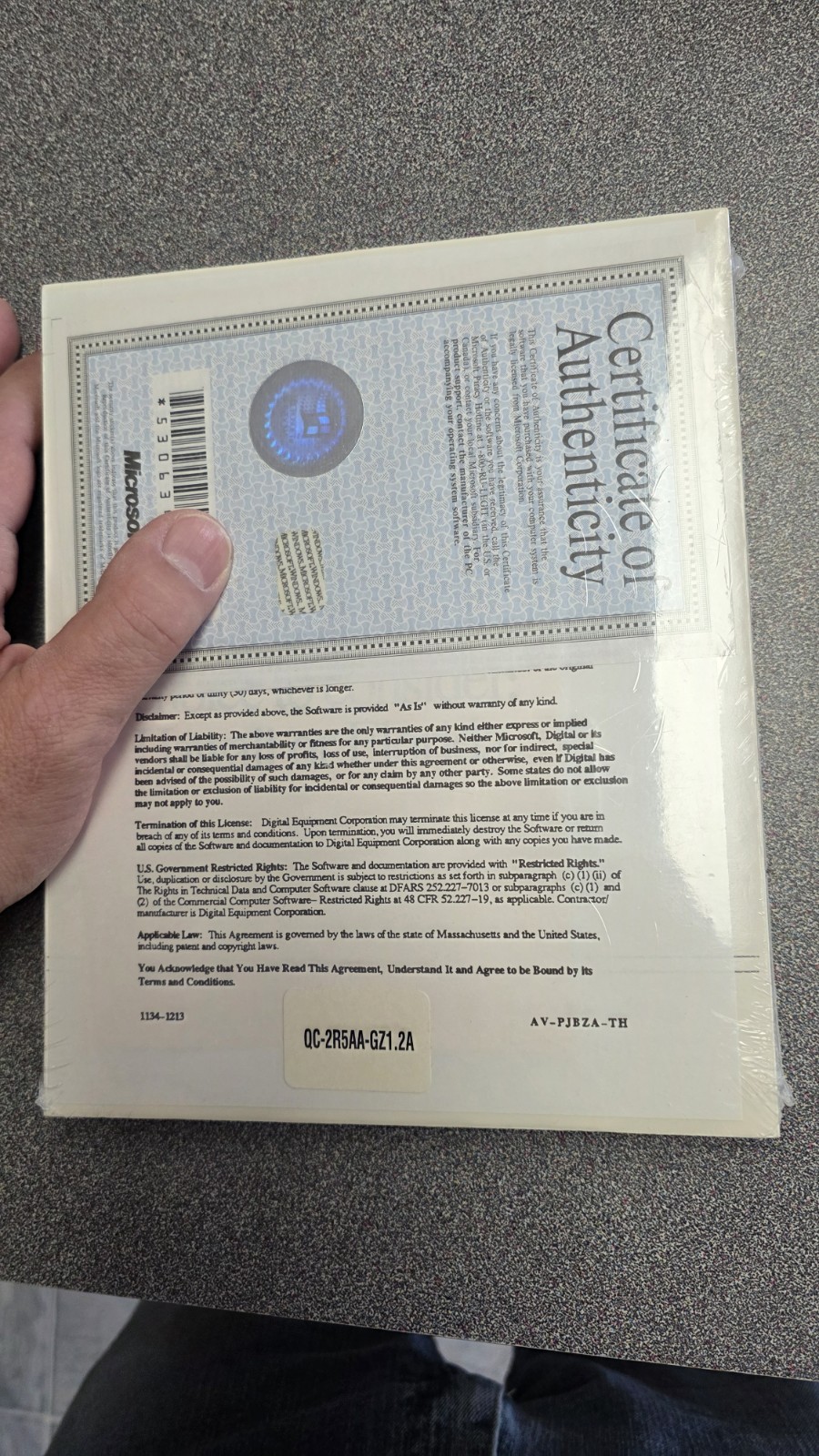 SEALED Microsoft Windows for Workgroups 3.11 & MS-DOS