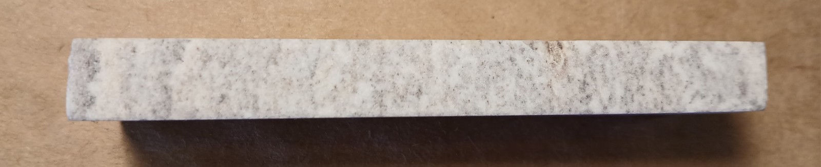 4"x 1"x 1/2" Soft Washita Pen Knife Stone In Leather Pouch, Oilstone, Whetstone