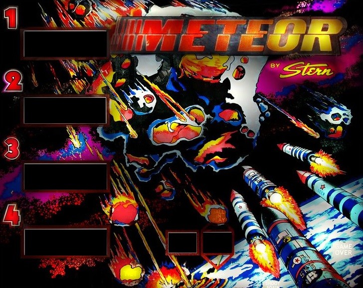 METEOR - NON GHOSTING Lighting Kit custom SUPER BRIGHT PINBALL LED KIT