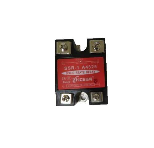 SSR-1 A4825 Solid State Relay, 25A AC-to-AC, 70-280VAC In / 24-480VAC Out