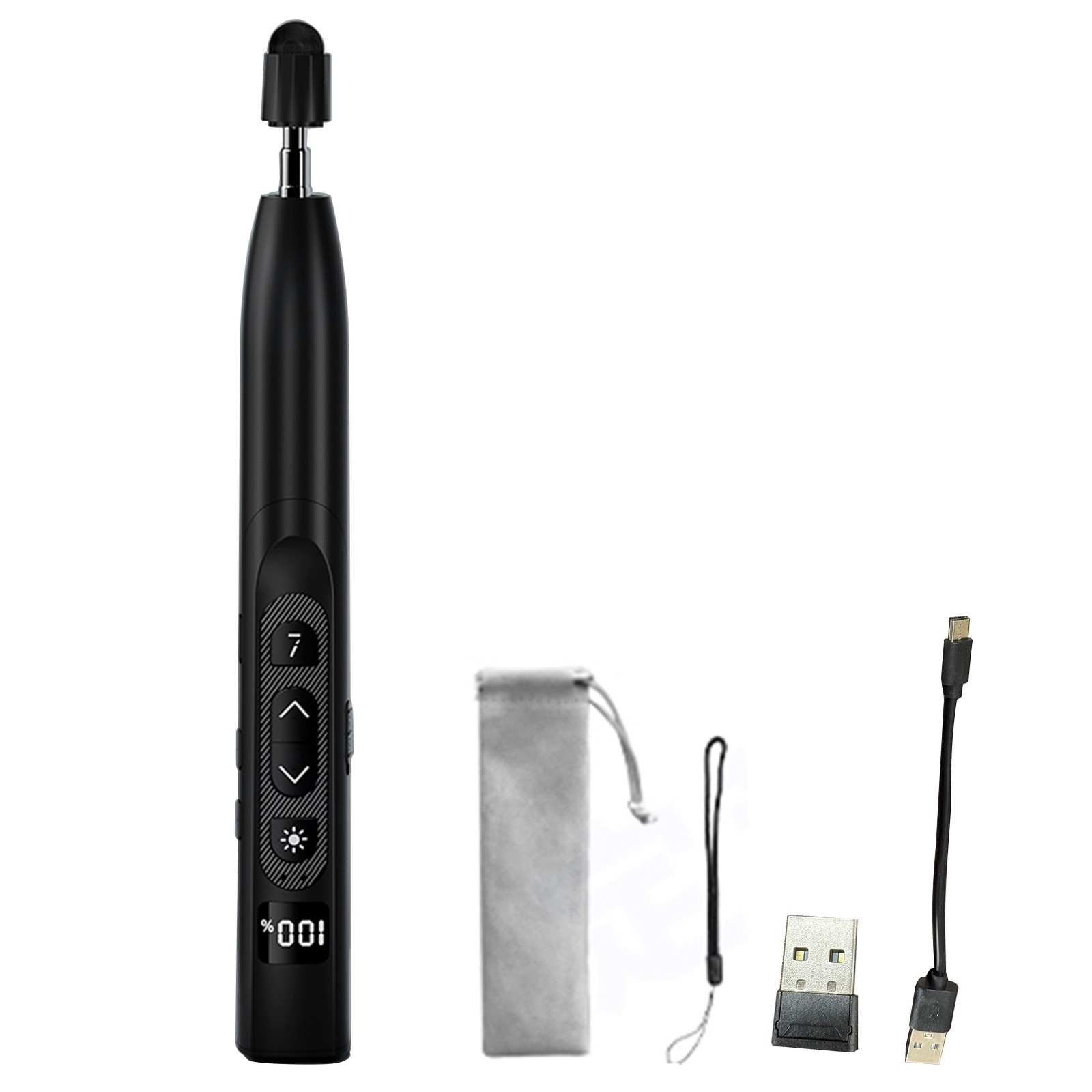 Smart Presentation Clicker Page Turner With Telescopic Pointer Stick Digita FIQP