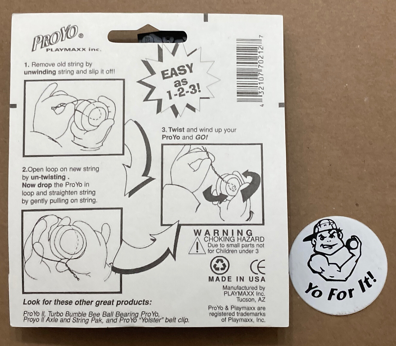 Vintage ProYo Playmaxx Replacement String 3 Pack NOS