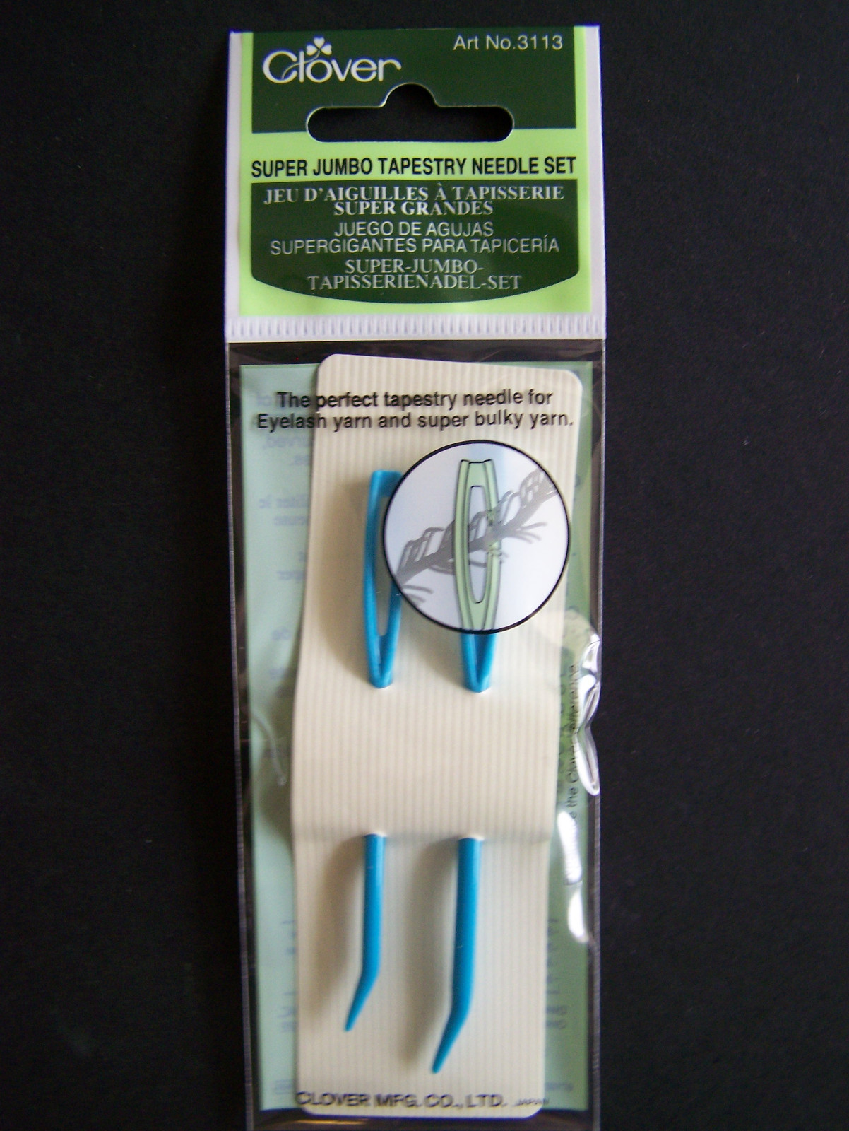 Clover Super Jumbo Tapestry Needle 2pc NEW 3113