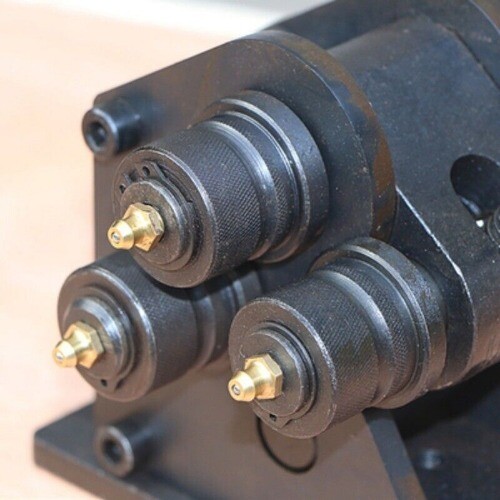 Manual Rolling Machine Three Roll Gear Bending Tools Hand-Cranking Pipe Bender