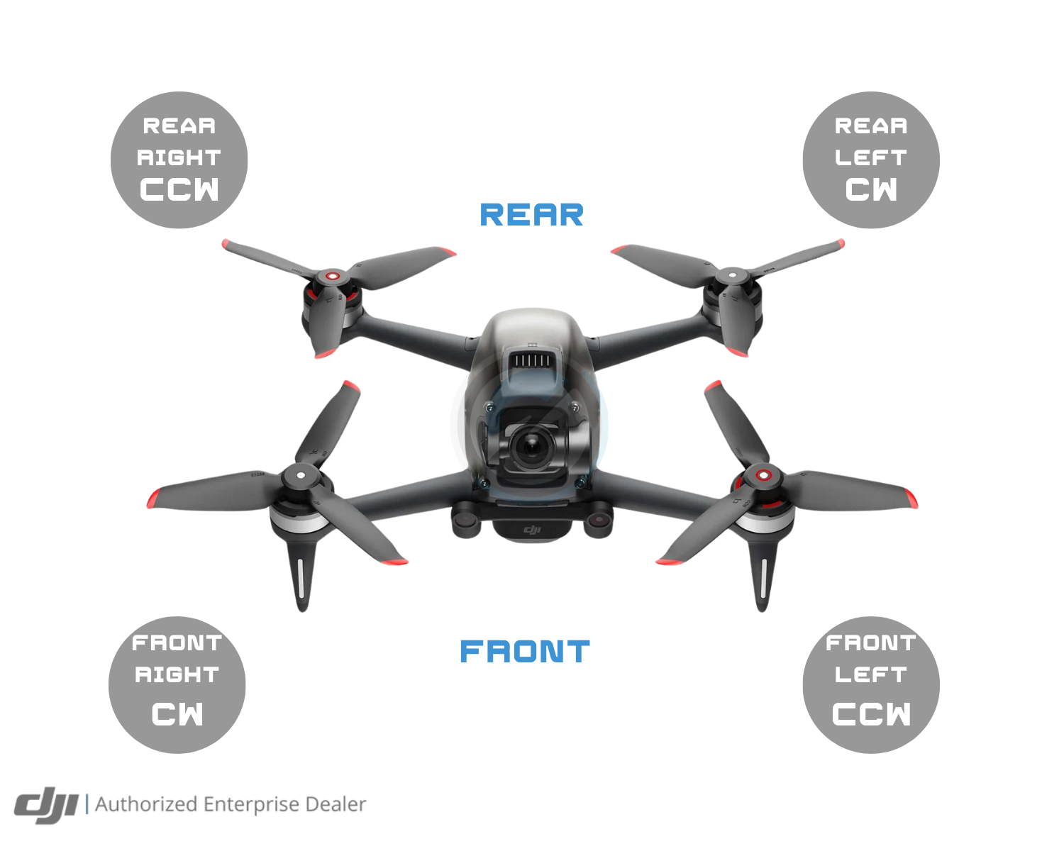 DJI FPV Drone Front Right Landing Gear Module