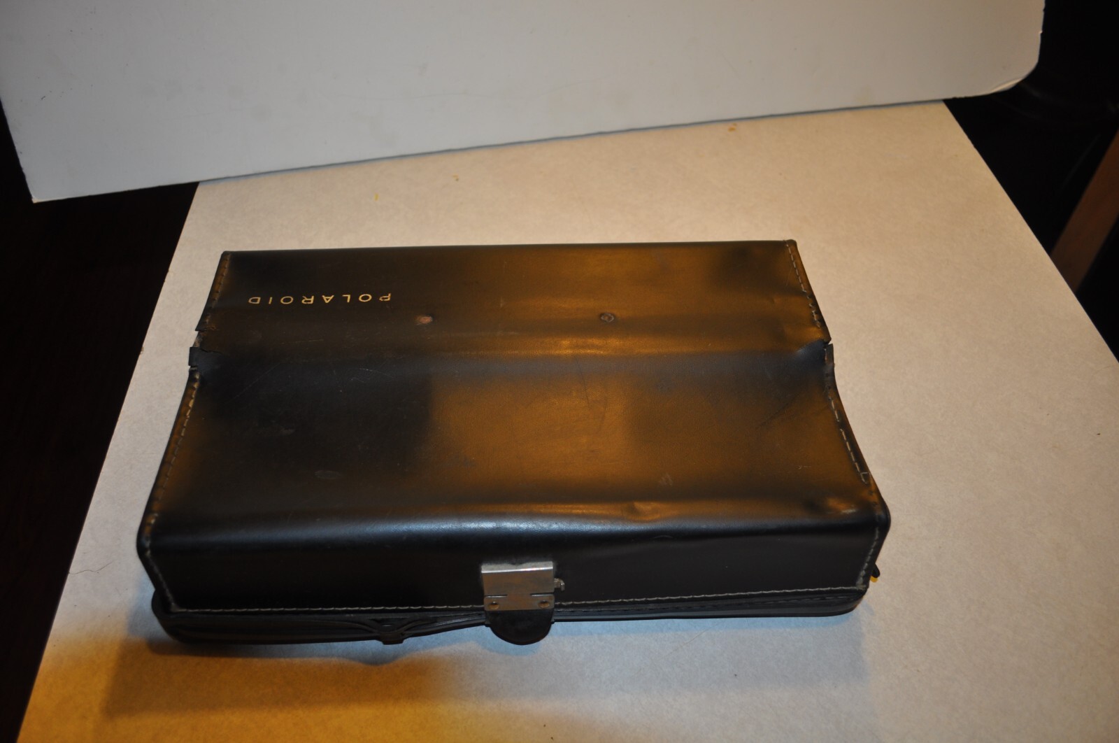 Polaroid Automatic 210 Silver Black Manual Focus Land Camera With Case
