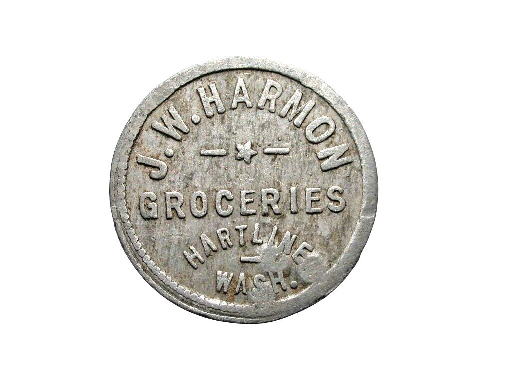 Hartline, WA J.W. Harmon Groceries G/F 25¢ In Trade A R 24 TC-25343