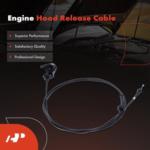 Front Hood Latch Release Cable with Handle | Compatible with Jeep Compass