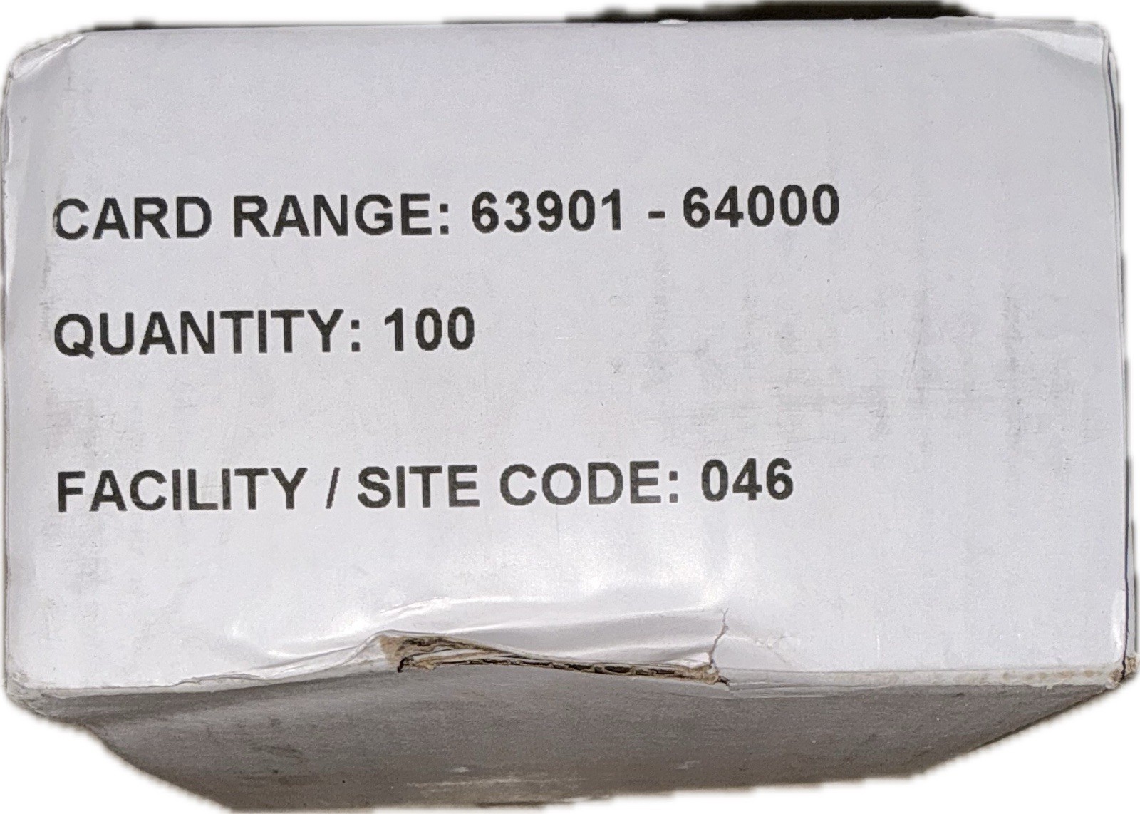 Panopticon 100 pcs 26 Bit Proximity CR80 Cards