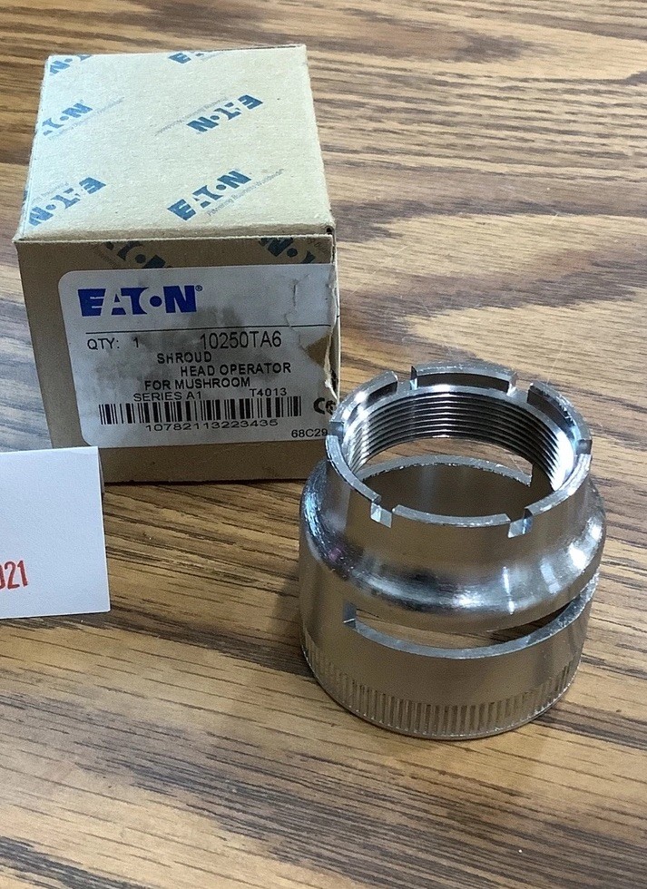 NEW EATON/CUTLER-HAMMER 10250TA6 SHROUD FOR MUSHROOM HEAD OPERATOR