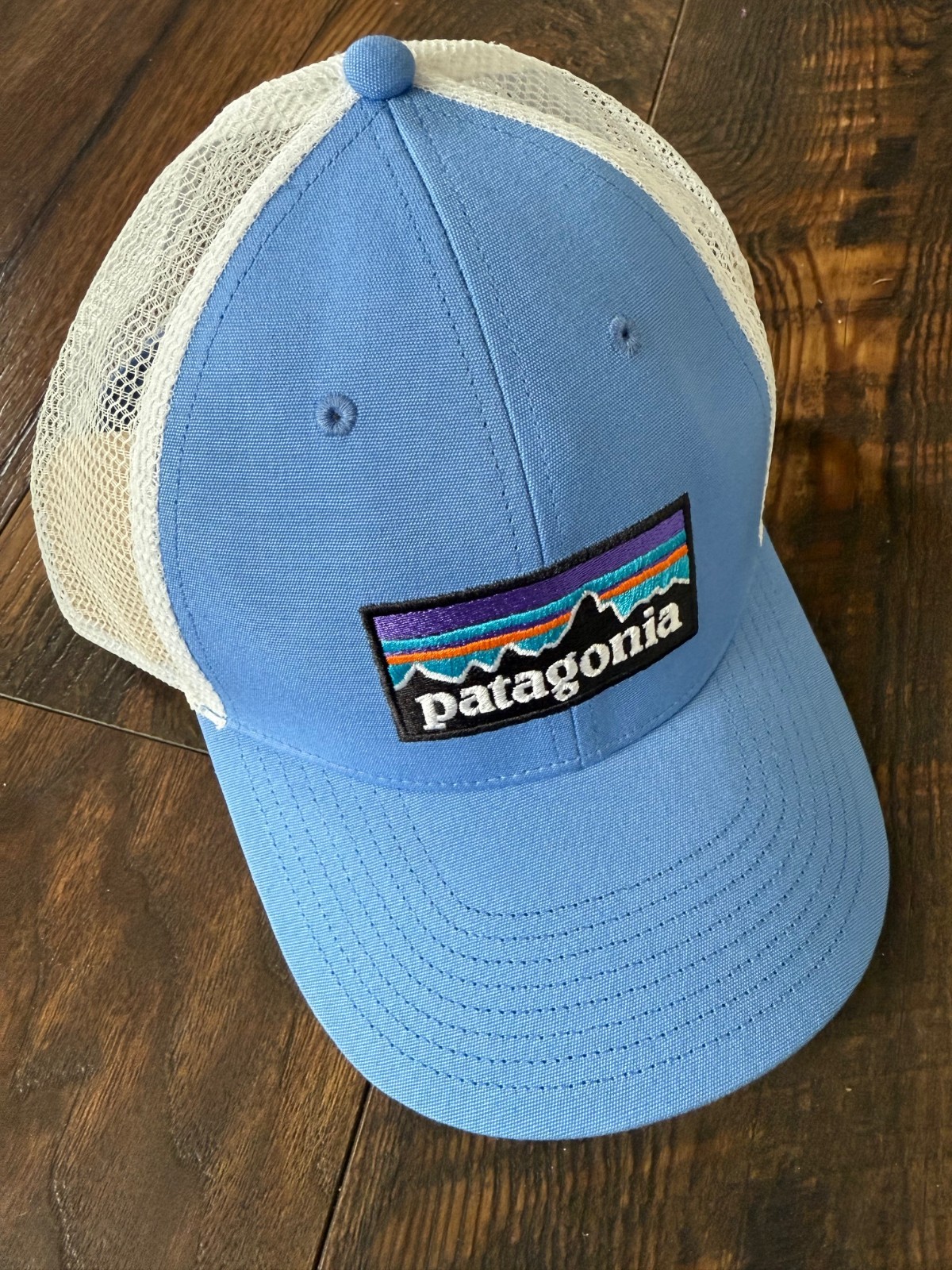 NEW Patagonia P-6 Logo LoPro Trucker Hat Abundant Blue