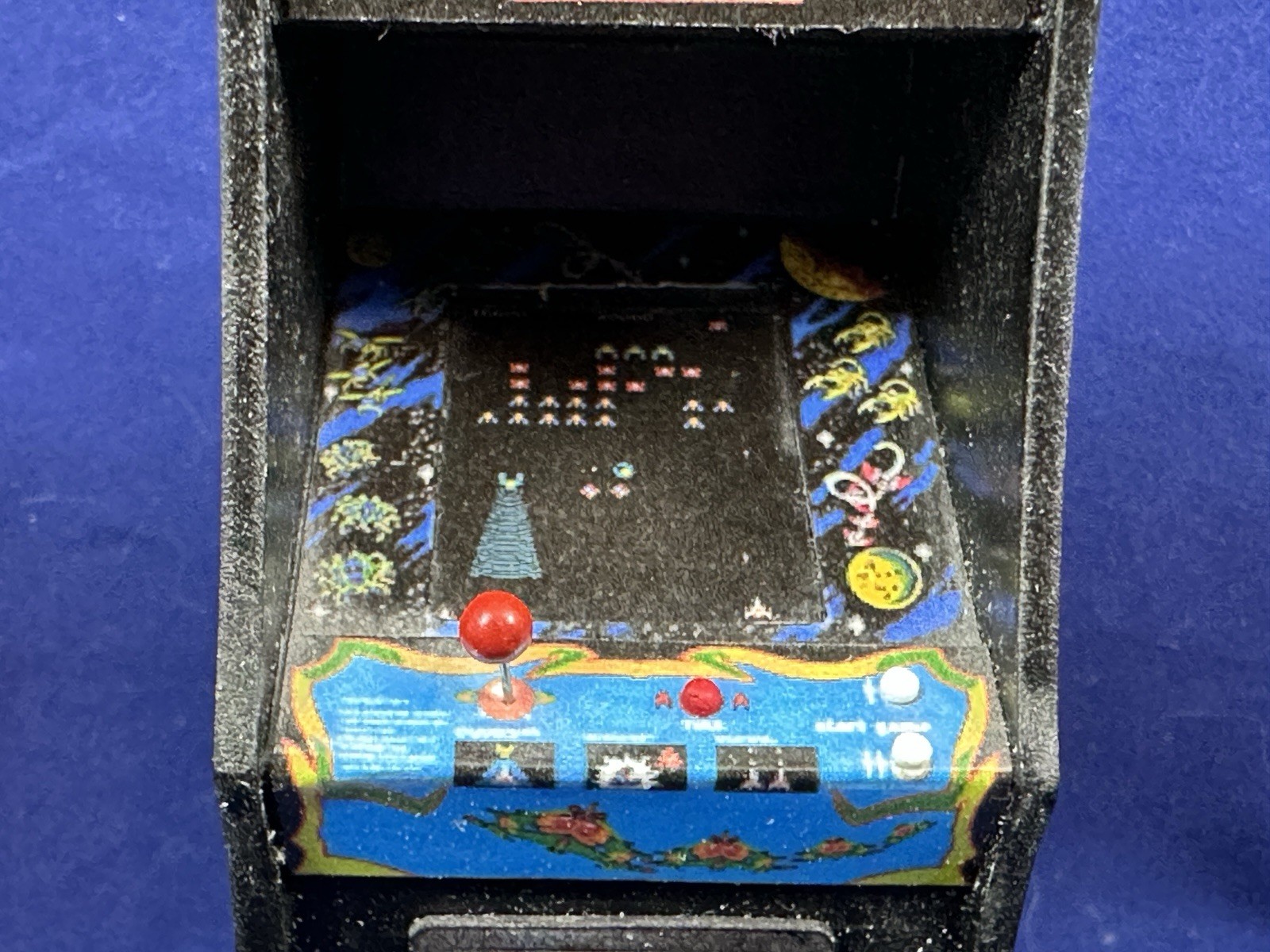 Custom Mini Arcade Machine Model (1:18 Scale): Galaga