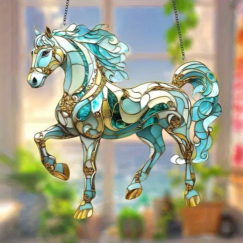 Horse Lover Acrylic Suncatcher Ornament Wall Decoration Equestrian Horse Acrylic