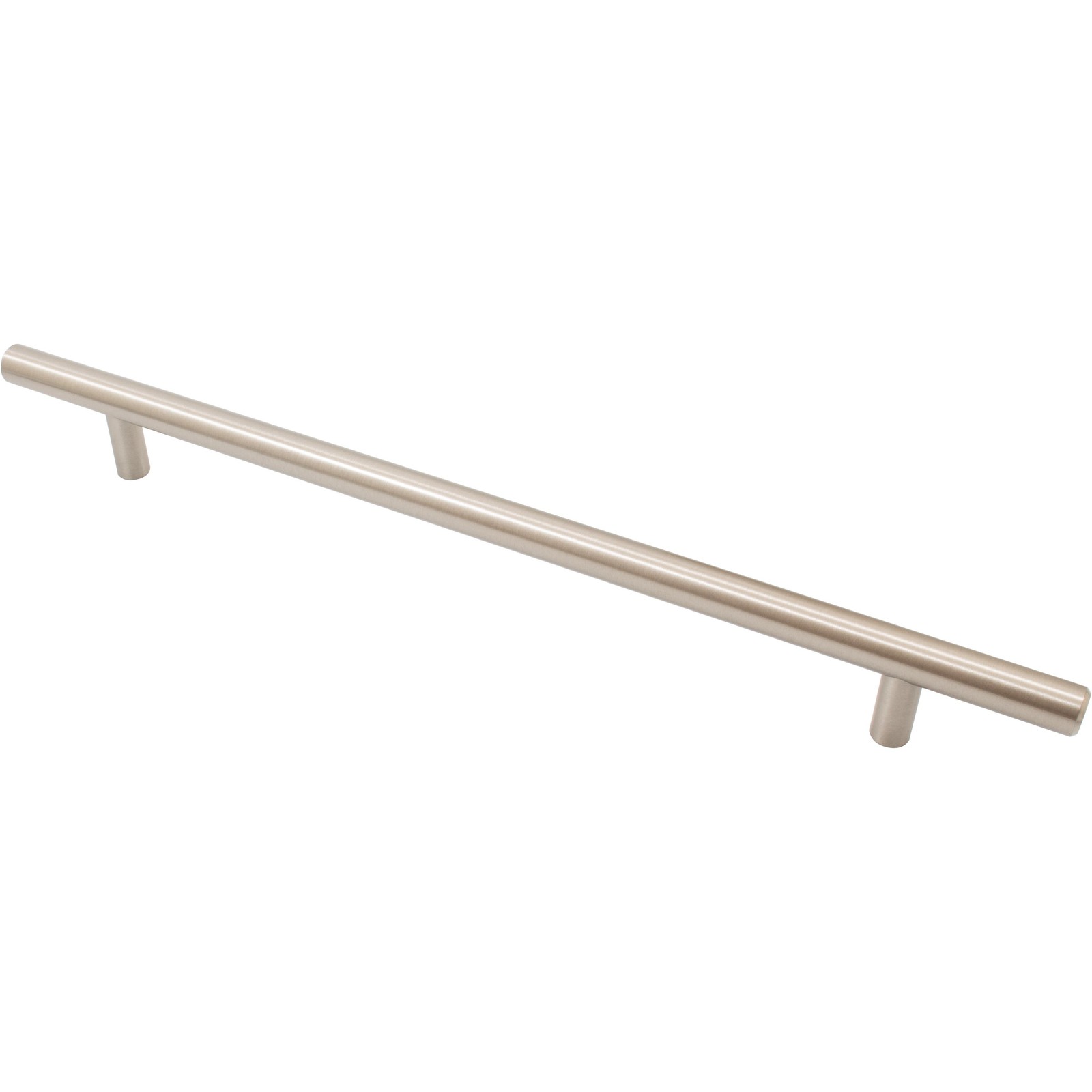 Bar Cabinet Pull, 224 Millimeters, 304mm Overall Length, Satin Nickel by Stone H