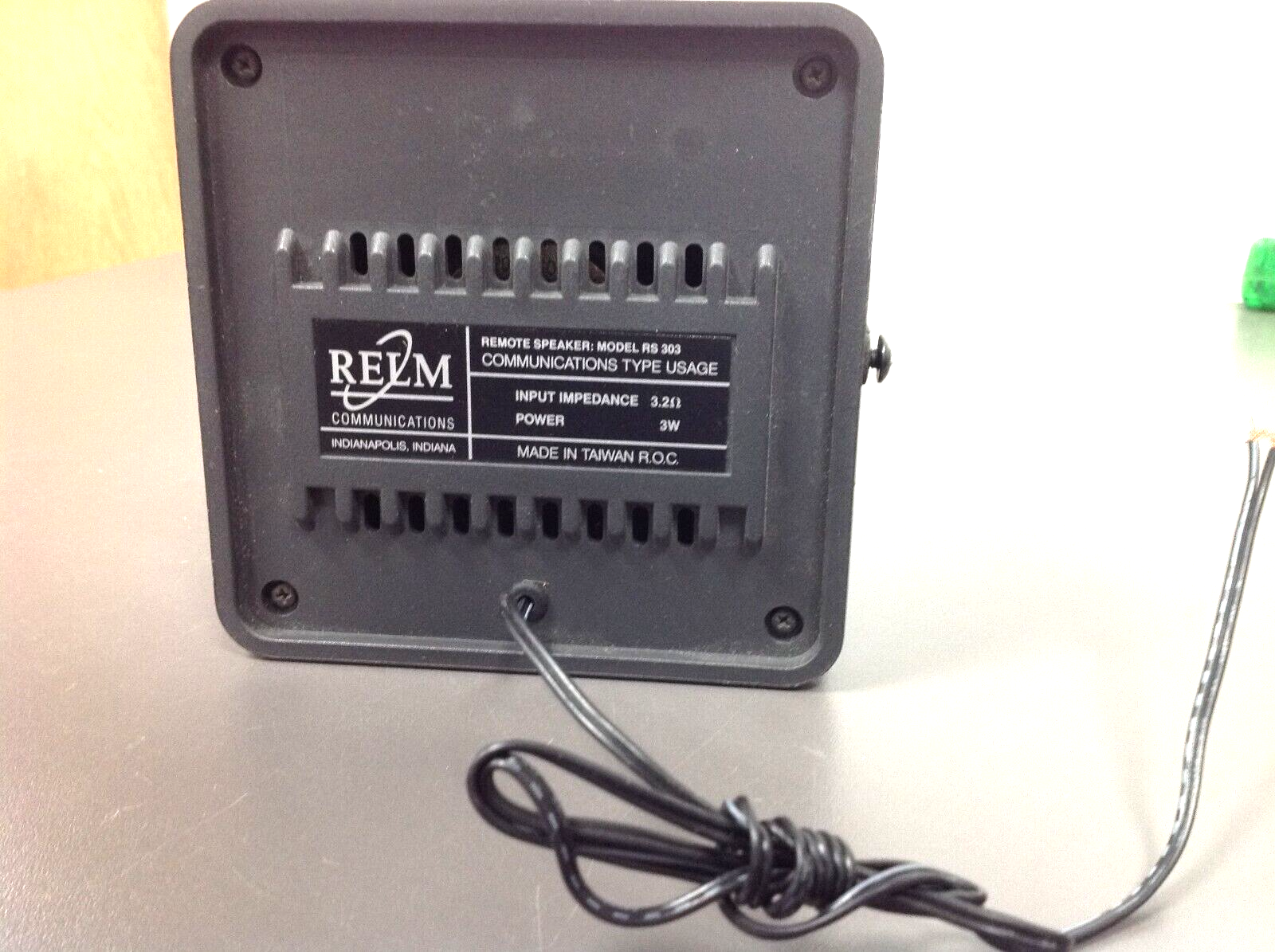 RELM External Speaker, RS303, NO connection, NO MOUNT, Tested Good