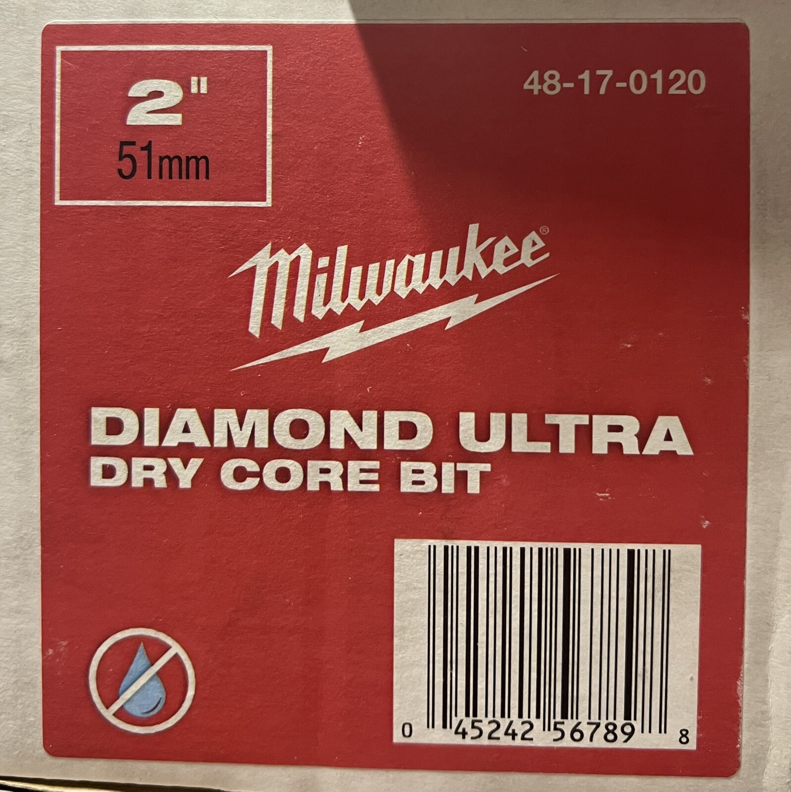 Milwaukee Tool 48-17-0120 Diamond Ultra Dry 2 Inch Core Bit