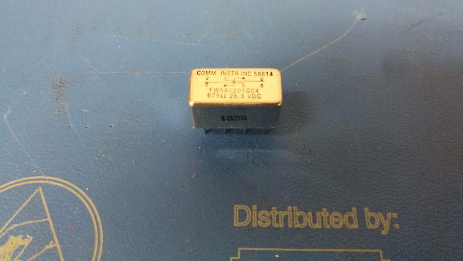 CII RELAY FW5A1201G04 3-1617022-3 26.5VDC 675Ohm NEW