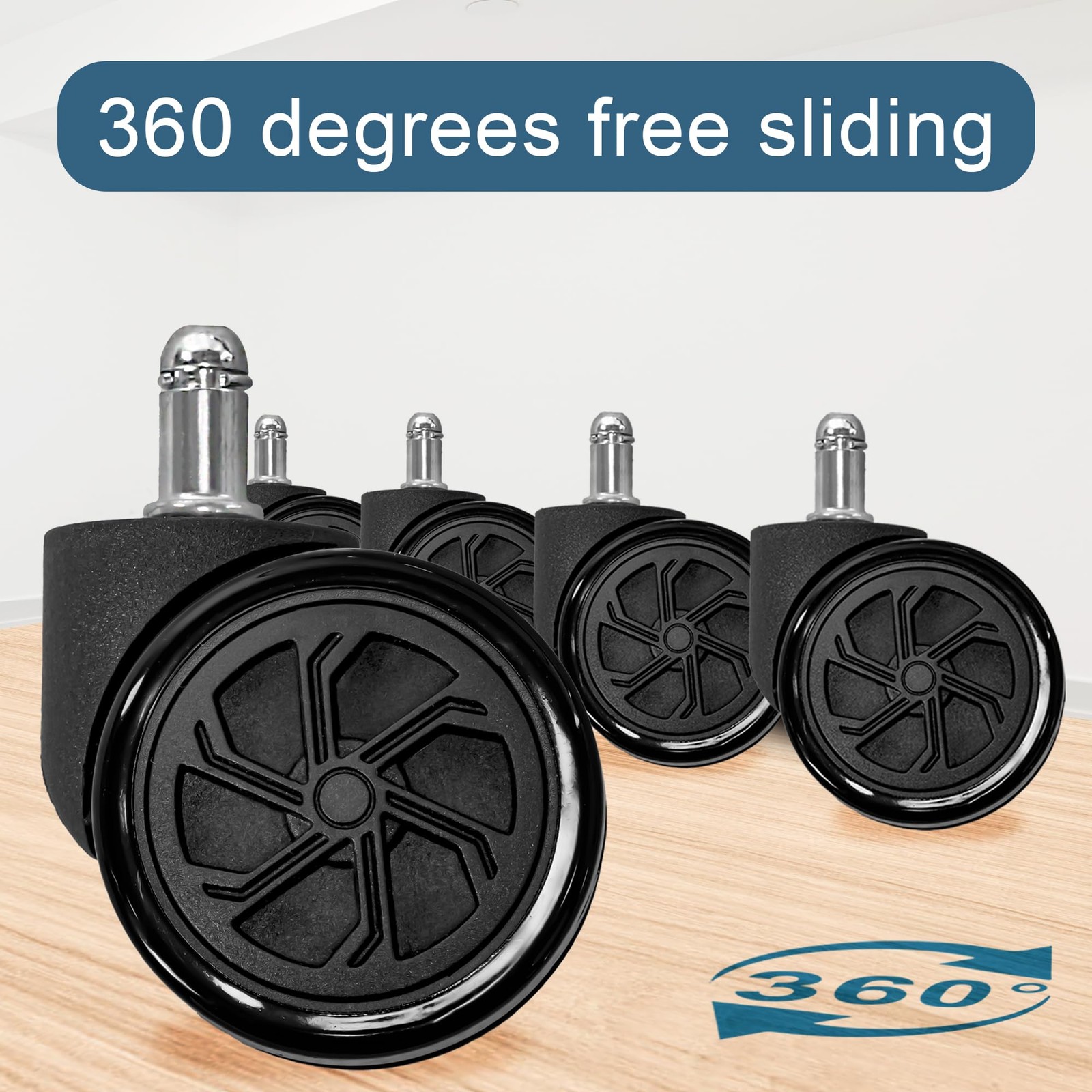 Office Chair Base with Wheels, Heavy Duty 2500LBS Metal Stool Chair Base, 28 ...