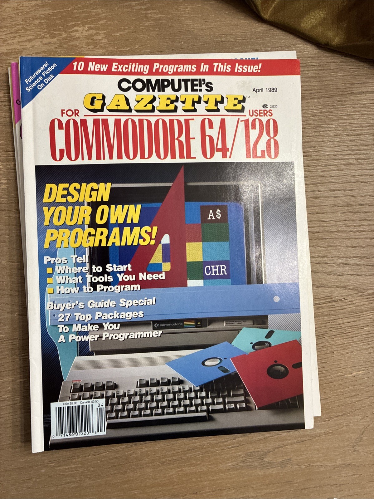 Compute!'s Gazette Magazine 12 issue lot for Commodore Users Jan 89-Dec 89