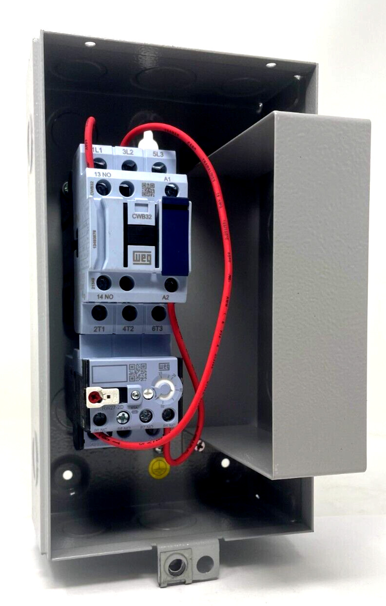 Air Compressor Magnetic Starter On/Off Relay 10HP Three Phase 240 Volt 32 Amps