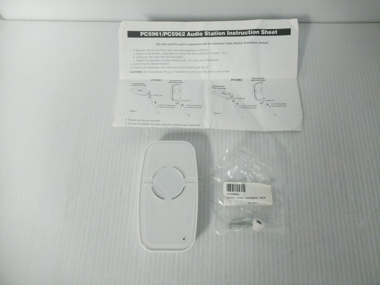 DSC PC5961 PC5962 Audio Station