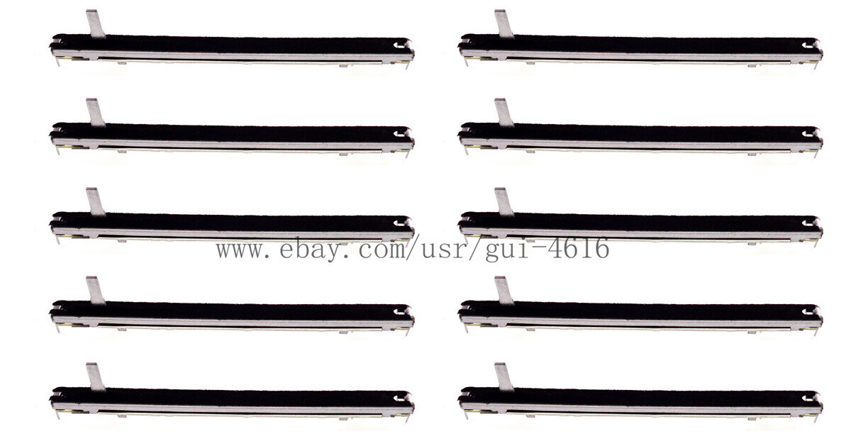 10x fader Soundcraft LX7 or 48 Behringer mixer Slide Potentiometer 128mm A10K
