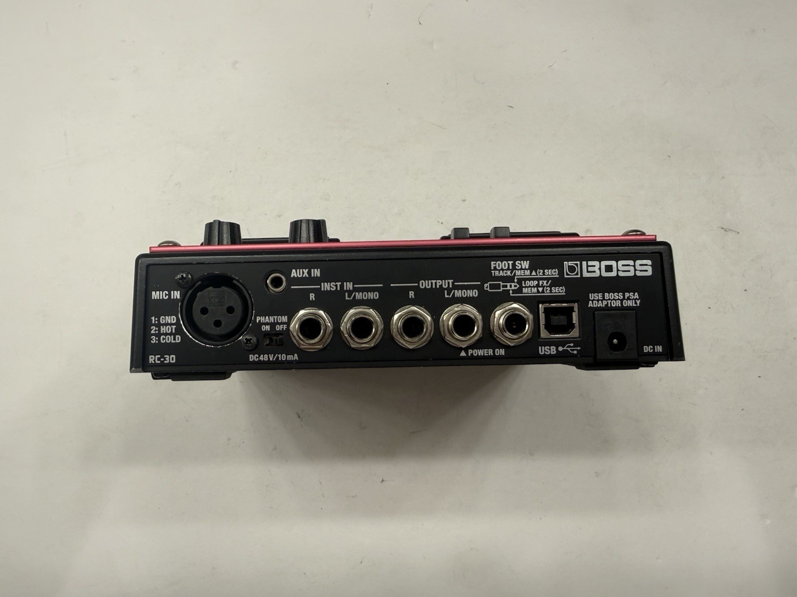 Boss RC-30 Loop Station Dual Track Looper Sampler Guitar Effect Pedal + PSU