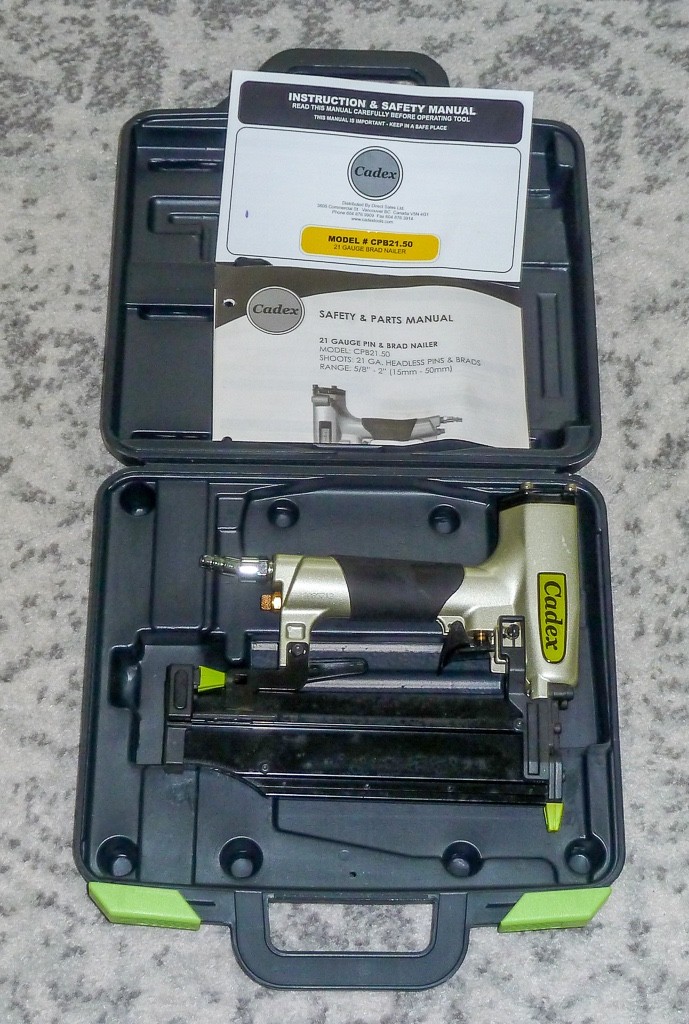 Cadex CPB21.5 Headless Pinner & Brad Nailer In Original Case With Paperwork