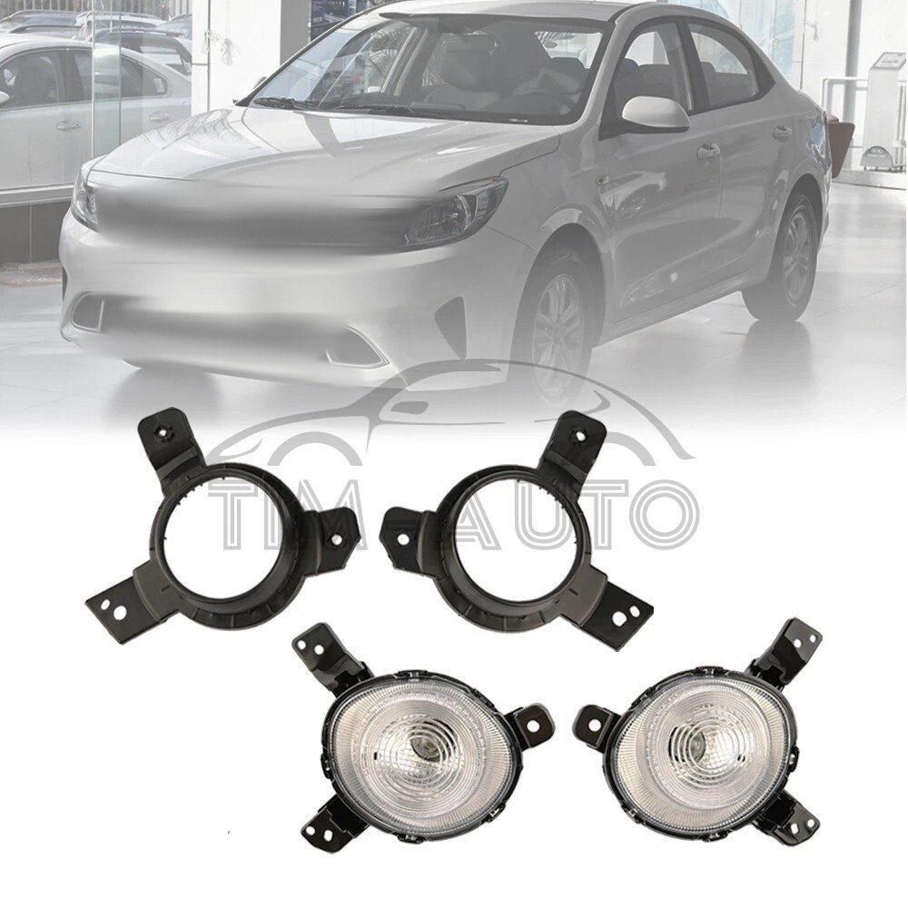 Fog Lights Lamps Assembly Driver and Passenger Side For 2019 2020 Kia Forte