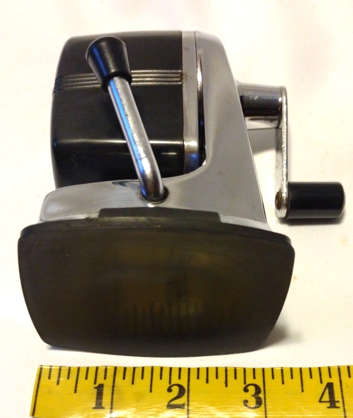 Vintage Apsco Vacu Base Manual Pencil Sharpener Vacuum Bottom Base B2