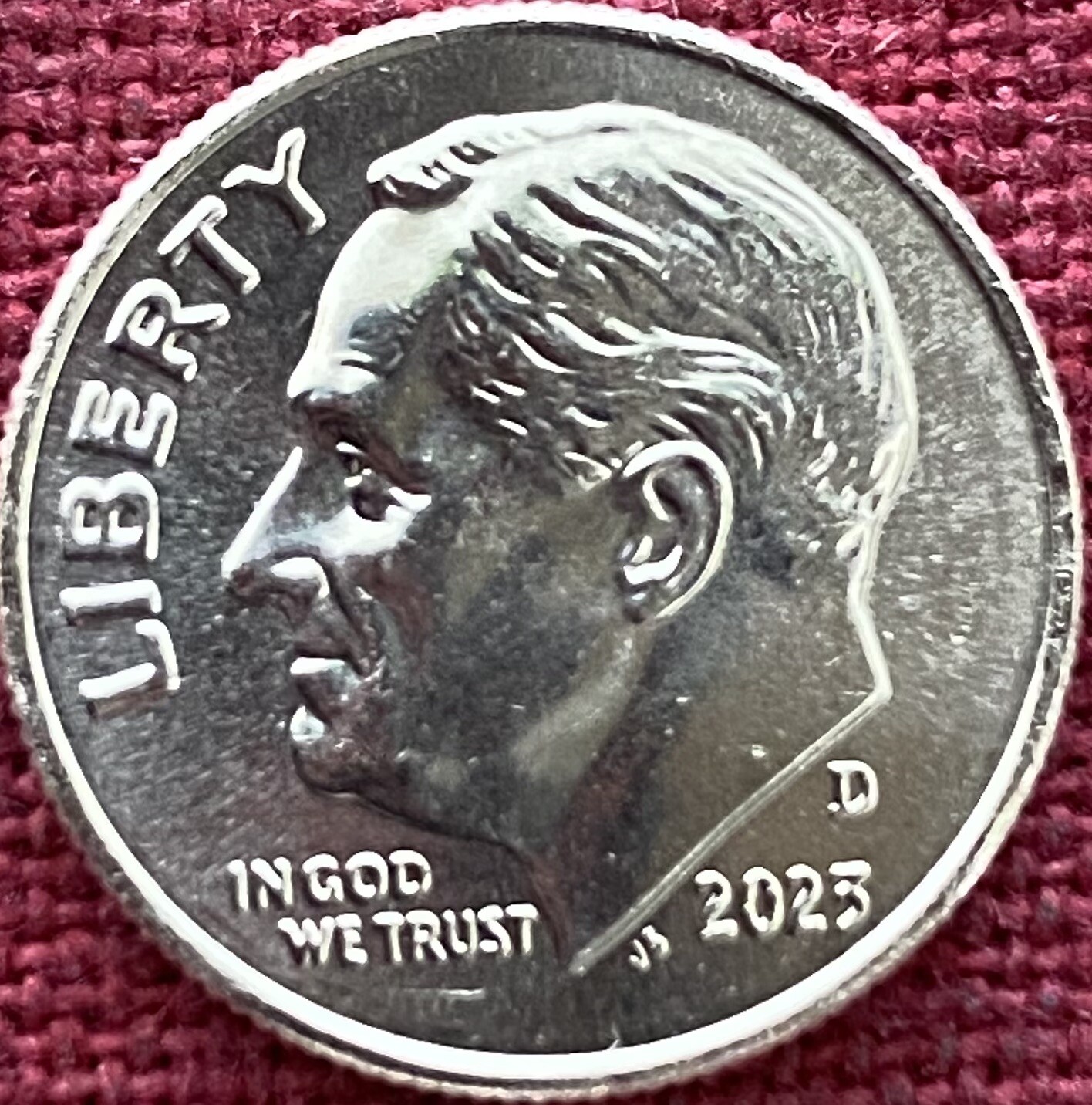 2023-D Roosevelt Dime BU From OBW