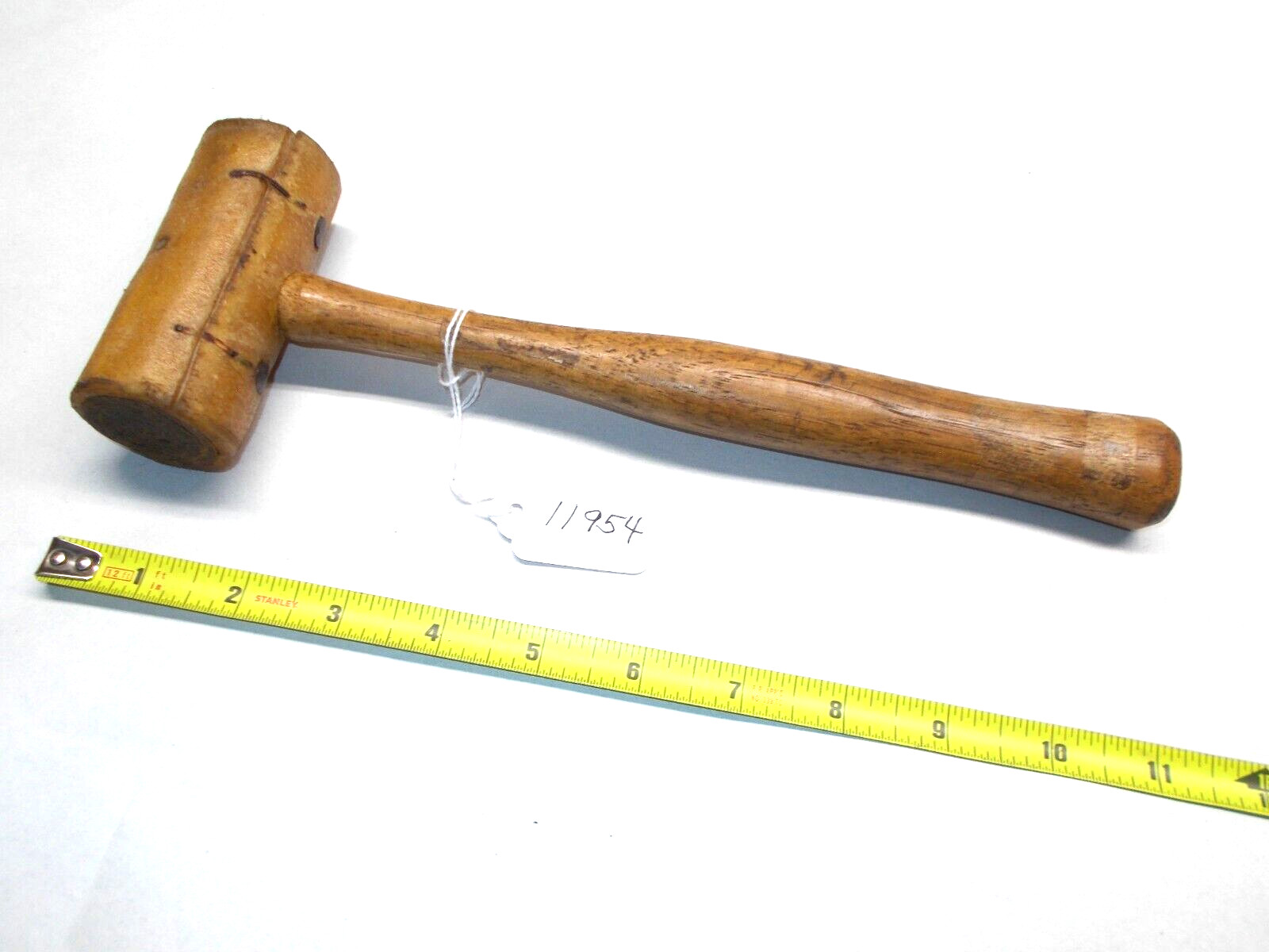Rawhide Head Mallet, Weighs 7.6 Oz. Incl. Handle, 11" Long, 1-5/8" Diameter Head