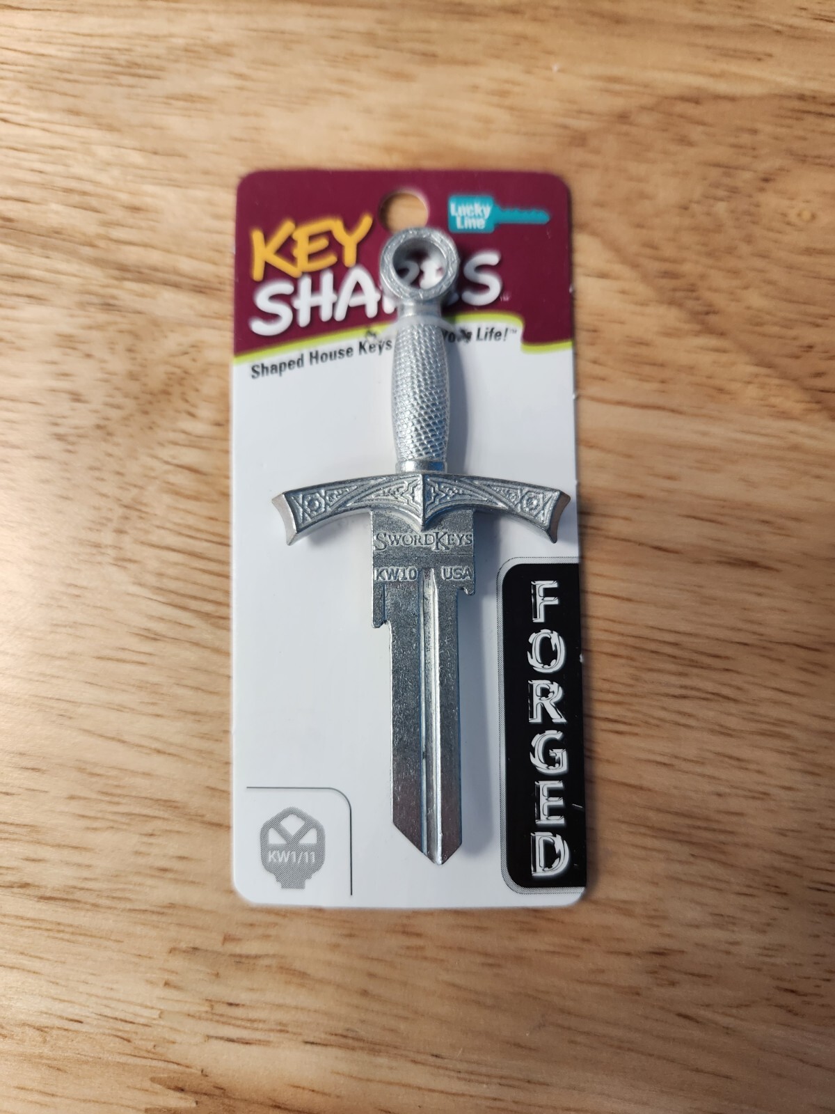 FORGED SWORD SHAPED KWIKSET KW1/KW10 KEYBLANK - READ DETAILS BELOW