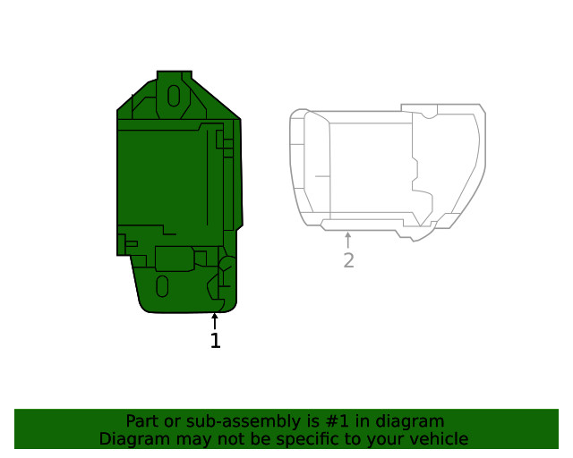 Genuine Nissan Blind Spot Detection System Warning Sensor 284K1-9FT0A