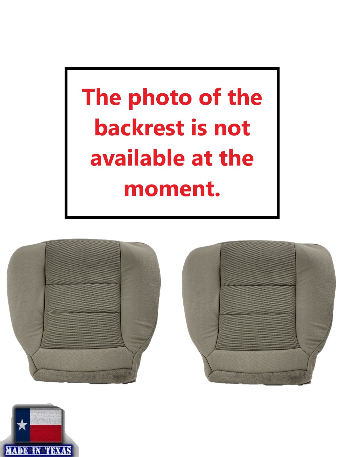Tan Cloth Seat Covers For Ford F250 XLT 2003 2004 2005 2006 Super Duty